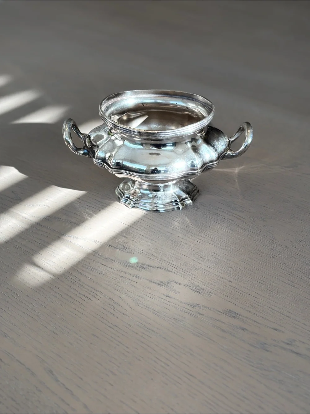 Silver Plate Tureen Bowl Vase Centerpiece Vintage Hotel The Emerson